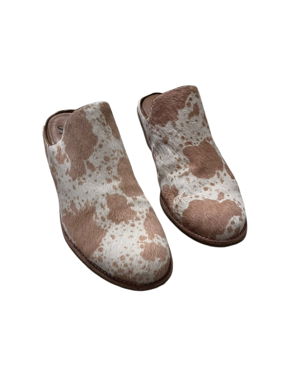 Sofft Ameera Mules Tan
& White Cowhide